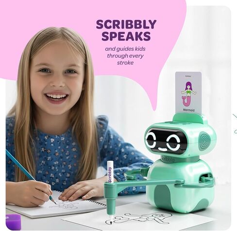 مجموعة رسم Scribbly للأطفال من Dan&Darci - هدايا عيد ميلاد فتاة تبلغ من العمر 4 5 6 7 8 9 سنوات - ألعاب للفتيات من سن 6 إلى 8 سنوات - أفكار هدايا - هدية فتاة تبلغ من العمر 7 سنوات - ألعاب للفتيات بعمر 5 سنوات in Kuwait