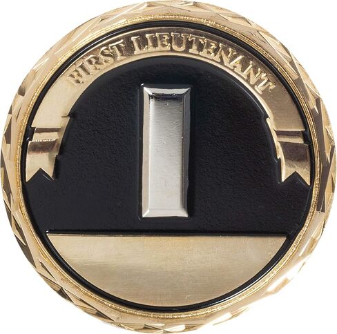 United States Army First Lieutenant Commissioned Officer Rank Challenge Coin in Kuwait