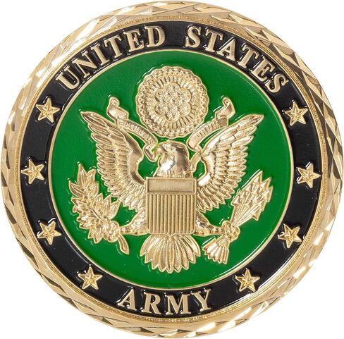 United States Army First Lieutenant Commissioned Officer Rank Challenge Coin in Kuwait