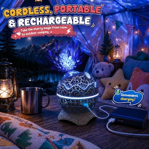 Rossetta Galaxy Projector Karaoke Machine for Kids, Rechargeable Star Projector with Wireless Microphone, Bluetooth Speaker, Night Light Projector for Bedroom, Christmas Birthday Gifts for Kids Teens in Saudi Arabia