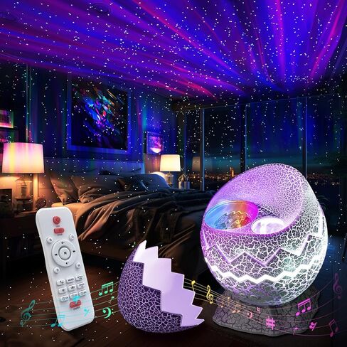Rossetta Galaxy Projector Karaoke Machine for Kids, Rechargeable Star Projector with Wireless Microphone, Bluetooth Speaker, Night Light Projector for Bedroom, Christmas Birthday Gifts for Kids Teens in Saudi Arabia