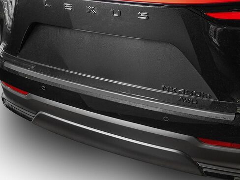 WeatherTech Custom BumperTopper لسيارة Lexus NX، NX Hybrid، NX Plug-in Hybrid - واقي المصد الخلفي (BP0192)، أسود in Kuwait
