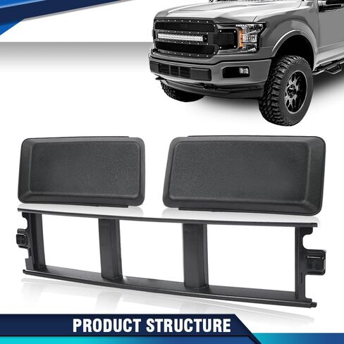غطاء المصد الأمامي PIT66 لوحة الكسوة السفلية المشبكة متوافقة مع Ford F150 2018 2019 2020 JL3Z17B968BB in Kuwait