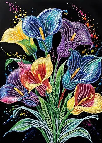 Shouruihua Special Shape Diamond Painting Kits for Beginner, Dinosaur Diamond Art Kits for Adults, 5D Dinosaur Truck Diamond Dots Art Kit, Animal Gem Art for Home Wall Decor Gift, 11.8x11.8 in in Saudi Arabia