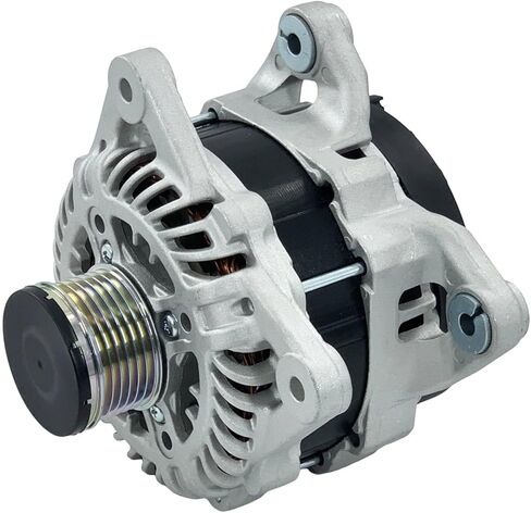 Alternator 12V 180A Compatible with 2017-2020Chrysler Pacifica 3.6L V6,2020Chrysler Voyager 3.6L V6 6-Groove Decoupler Pulley Clockwise Replace# 4210007181,56029732AB in Saudi Arabia