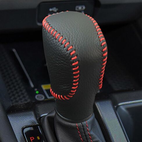 Genuine Leather Gear Shift Knob Cover Trim Protector Cap Hand Sewing DIY for Honda 2022 2023 2024 2025 2026 Civic 2018 2019 2020 2021-2025 Accord 2023-2026 HR-V CR-V Accessories in Saudi Arabia