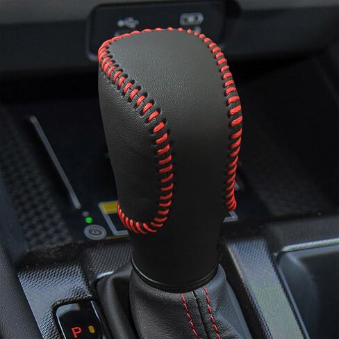 Genuine Leather Gear Shift Knob Cover Trim Protector Cap Hand Sewing DIY for Honda 2022 2023 2024 2025 2026 Civic 2018 2019 2020 2021-2025 Accord 2023-2026 HR-V CR-V Accessories in Saudi Arabia