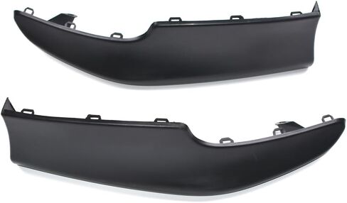 مصد الشفاه الأمامي، متوافق مع 2011-2013 Toyota Corolla PP Factory Style Front Bumper Lips Spoiler Air Dam Chin Protector Kit قطعتان، يستبدل # 7685102909، 7685202908 in Kuwait