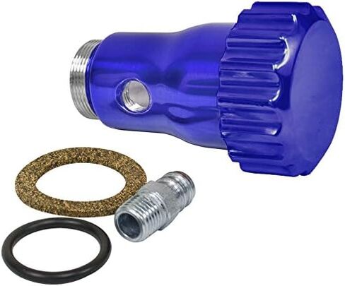 Empi 18-1098 Blue Vented Vw Oil Filler w/Screw On Cap/Fits Air-cooled Vw Engine in Saudi Arabia