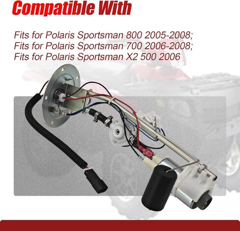 47-1048 5-Bolt Fuel Pump Assembly Fits for Polaris Sportsman 800 EFI 2005-2008, Sportsman 700 EFI 2006-2008, Sportsman 500 EFI 2006 Complete Module Fuel Pump Assembly 2520496 2520776 471048 in Saudi Arabia