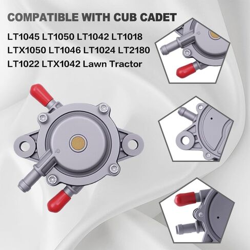 LT1022 LTX1042 Fuel Pump Compatible with Cub Cadet LT1045 LT1050 LT1042 LT1018 LTX1050 LT1046 LT1024 RT65 LTS1550 GT1554VT LT2180 LT1022 LTX1042 Lawn Tractor in Saudi Arabia