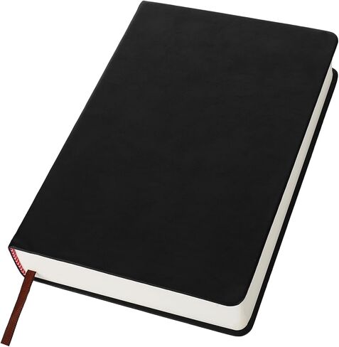 A5 Thick Sketchbook, 660 Pages Blank 80GSM Paper Lay-Flat Notebook, Soft Faux Leather Sketchbook for Drawing Charcoal Pencil, Inks Pen, Colored Pencil, Acrylic Marker, Oil Pastel in Saudi Arabia
