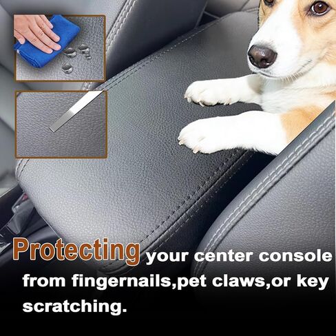 Console Armrest Cover for toyota Corolla Cross 2026 2022-2025 Accessories,Center Console Middle Lid Pad Protector for Corolla Cross 2022 Anti-Scratch Leather Armrest Pad Protector Interior in Saudi Arabia