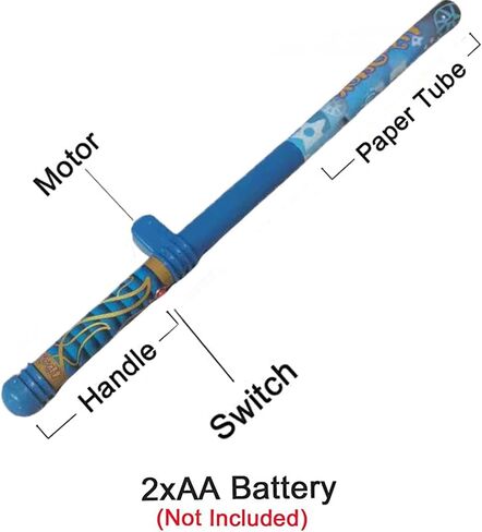 Fun Fly Stick Electric Static Wand Science Kit Education Toys Magic Levitation Wand 10 Flying Shapes Suspension Stick Learning Toys(Blue) in Saudi Arabia