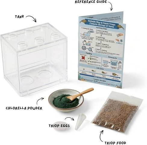 Ultimate Triops Hatching Kit - Complete Aquarium Set - HIGH-Success Rate - in Saudi Arabia
