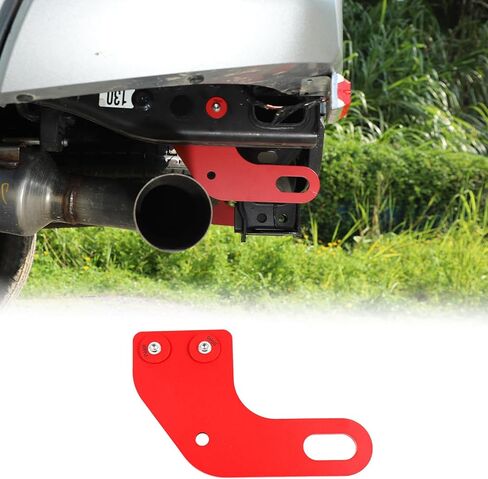 Rear Tow Hook Compatible with Toyota Tacoma 2024 2025 2026 Rear Tow Hooks Recovery Points Hooks Trailer Hitch Ring Car Exterior Accessories Carbon Steel 1PCS (red) in Kuwait