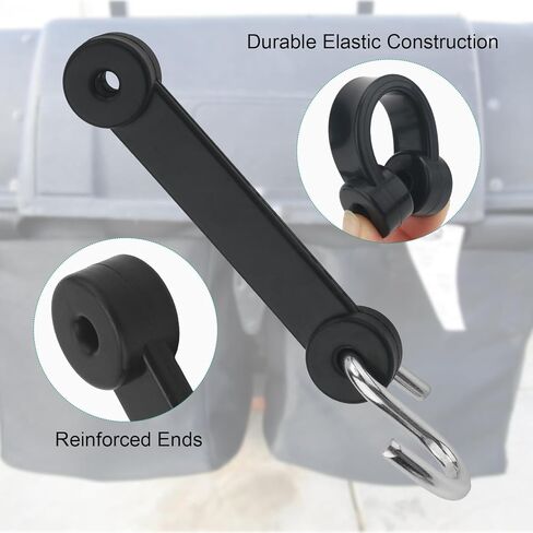 604475 Bungee Straps, Lawn Mower Bagging System Bungee Straps Replacement – Heavy Duty Rubber Tie Down Straps for Grass Catcher Frame 4-Pack in Saudi Arabia