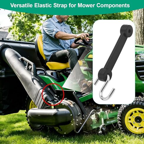 604475 Bungee Straps, Lawn Mower Bagging System Bungee Straps Replacement – Heavy Duty Rubber Tie Down Straps for Grass Catcher Frame 4-Pack in Saudi Arabia