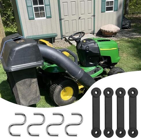 604475 Bungee Straps, Lawn Mower Bagging System Bungee Straps Replacement – Heavy Duty Rubber Tie Down Straps for Grass Catcher Frame 4-Pack in Saudi Arabia