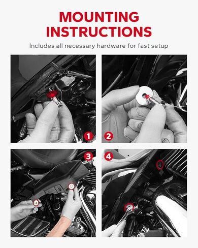 Amazicha Heat Deflector Mid Frame Air Deflectors Compatible for Harley Touring Street Glide Electra Glide Road Glide Tri Glide Road King CVO Ultra Limited 2009-2024 in Kuwait