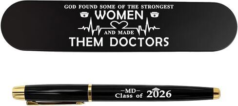 Female Doctor Graduation Gift – MD Class of 2026 Gel Pen Gift Set for Female Doctor Graduates, Medical School Graduation Gifts for Medical Students Women Physicians in Kuwait