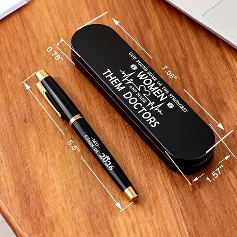 Female Doctor Graduation Gift – MD Class of 2026 Gel Pen Gift Set for Female Doctor Graduates, Medical School Graduation Gifts for Medical Students Women Physicians in Kuwait
