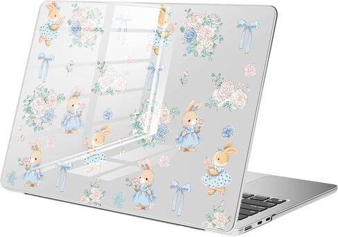 Compatible with MacBook Air 13 inch Case M1 A2337 A2179 A1932 2022 2021 2020 2019 Release, Cute White Polka Dot Protective Hard Shell Clear Cover for MacBook Air 13.3 inch in Saudi Arabia