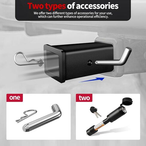 2-1/2" to 2" Inch Trailer Hitch Receiver Adapter Reducer for Dodge Ram 2500 3500 (with Lock Pin & Towing Pin), 2.5" to 2" Sleeve Convertor Accessorie for RV Truck Bike Rack Cargo Carrier in Saudi Arabia