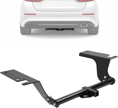 مصد سحب وصلة المقطورة من الفئة 1 مقاس 1.25 بوصة متوافق مع موديلات 2011-2014 Hyundai Sonata موديلات 2011-2015 Kia Optima وصلة سحب المقطورة مطلية بالمسحوق in Saudi Arabia