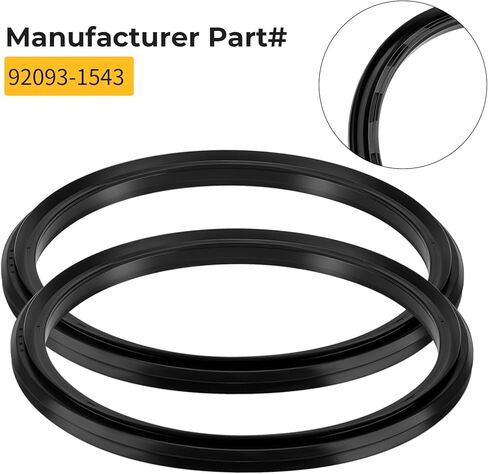 M MATI 2 قطعة ختم طبلة الفرامل الأمامية/الخلفية لـ Kawasaki Mule 4000 4010 4x4 KAF620 2009-2024 Mule 3000 3010 3020 KAF620 2001-2008 Mule 3010 4010 Diese-l 4x4 KAF950 Mule 2510 ديس-l KAF950 2002 92093-1543 in Kuwait