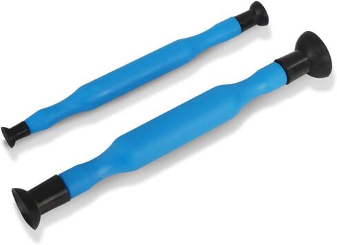 2pcs Double Ended Valve Hand Lapping Grinding Sucker Kit, Manual Grinding Stick with Sucker Cups, Hand Valve Lapping Tool for Vehicle Oil Systems Maintenance and Repair (Color:Blue) in Saudi Arabia