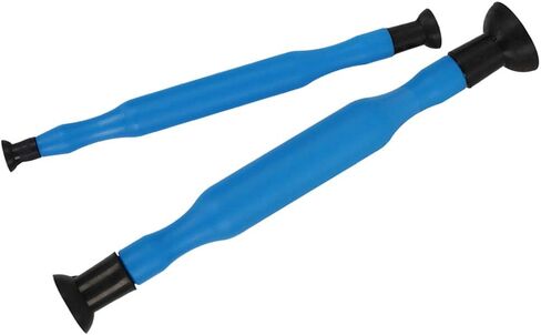 2pcs Double Ended Valve Hand Lapping Grinding Sucker Kit, Manual Grinding Stick with Sucker Cups, Hand Valve Lapping Tool for Vehicle Oil Systems Maintenance and Repair (Color:Blue) in Saudi Arabia