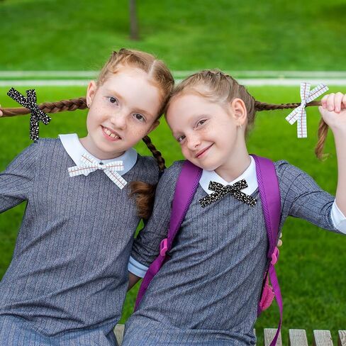 Whaline Back to School Grosgrain Ribbon 0.8 بوصة تكوين دفتر الملاحظات شريط تغليف النسيج الزخرفية لليوم الأول من المدرسة DIY الحرف إكليل القوس صنع، 2 لفات، 20 ياردة in Kuwait