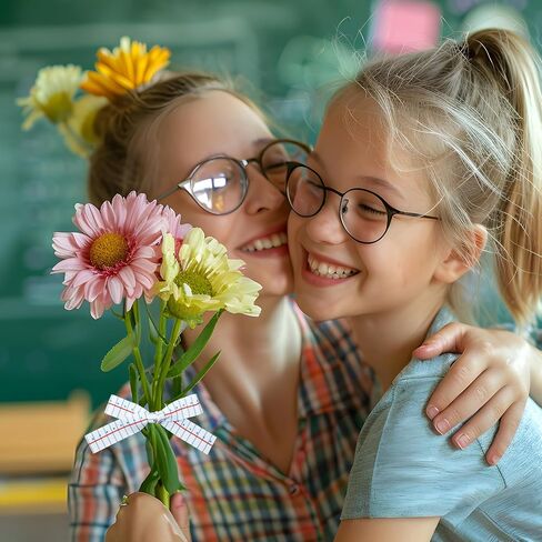 Whaline Back to School Grosgrain Ribbon 0.8 بوصة تكوين دفتر الملاحظات شريط تغليف النسيج الزخرفية لليوم الأول من المدرسة DIY الحرف إكليل القوس صنع، 2 لفات، 20 ياردة in Kuwait