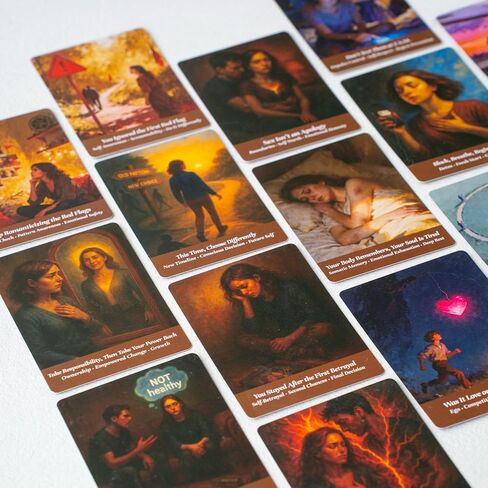 《Mind Mirror Oracle Cards》 for Beginners – 54-Card Direct Truth Deck for Love & Relationship Clarity, Emotional Healing, Shadow Work, Self-Reflection and Personal Empowerment in Saudi Arabia