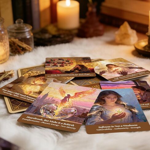 《Mind Mirror Oracle Cards》 for Beginners – 54-Card Direct Truth Deck for Love & Relationship Clarity, Emotional Healing, Shadow Work, Self-Reflection and Personal Empowerment in Saudi Arabia