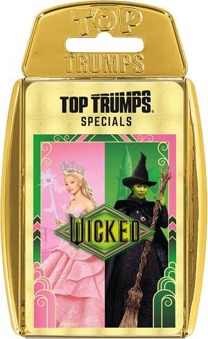 لعبة بطاقة Top Trumps Wicked - ألعاب تعليمية عائلية للأطفال والكبار لأكثر من لاعبين - ألعاب حرب الأطفال للعائلات من 6 أطفال فما فوق in Kuwait