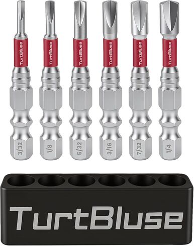 Type G Clutch Head Bit Set,Vintage American Car,6 Sizes (3/32,1/8,5/32,3/16,7/32,1/4 inch),Standard & Extended Lengths (2"+3"),S2 Steel with Satin Nickel Finish,HRC 60-62,1/4" Hex Shank in Saudi Arabia