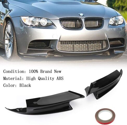 Front Bumper Lip Splitter for BMW E92 E93 E90 M3 Series Coupe Sedan 2008-2013 in Kuwait