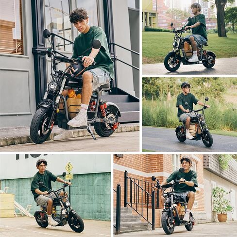 iScooter Electric Scooter for Adults with Seat, 1500W Motor, 35MPH Top Speed & 45 Miles Range, 15" Vacuum Pneumatic Tires, Dual Suspension, Hydraulic Disc Brakes, Commuter E Scooter with Basket & Bag in Saudi Arabia