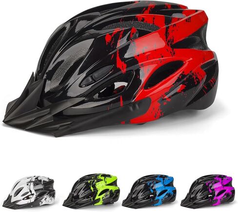 Kids Bike Helmet, Boys Girls Adjustable Kids Helmet Age 5-15 Years Old, Multi-Sport Children Helmet, Child Safety Bicycle Scooter Skating Cycling Helmet 50-59cm in Saudi Arabia