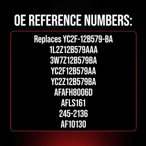 مستشعر تدفق الهواء الشامل MAF YC2F-12B579-BA متوافق مع Ford E-150 E-250 E-350 E-450 E-550 Excursion Explorer F-250 F-350 F-450 F-550 Super Duty F53 Grand Marquis Mustang يستبدل 1L2Z12B579AAA in Kuwait