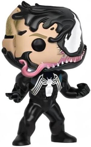 بوب مارفل: فينوم - إيدي بروك المسموم من فانكو بوب! مجسم من الفينيل (مرفق مع حافظة حماية Pop Box المتوافقة)، متعدد الألوان، 3.75 بوصة in Kuwait