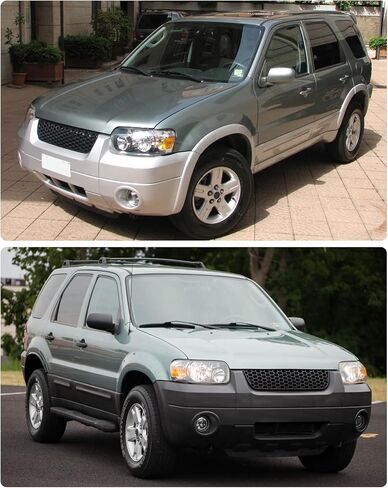 المصباح الأمامي متوافق مع 2002 2003 2004 2005 Ford Explorer (لا يناسب موديلات Sport & Sport Trac) زوج استبدال عاكس كهرماني مبيت من الكروم in Saudi Arabia