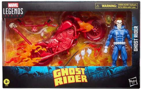 Marvel Legends Series Ghost Avenger Johnny Blaze Collectible Figure with 6" Scale Motorcycle Comic Inspired in Saudi Arabia