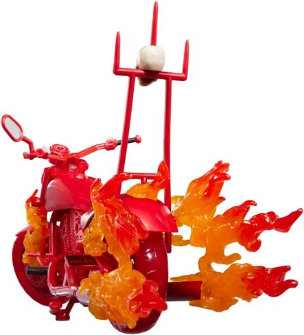 Marvel Legends Series Ghost Avenger Johnny Blaze Collectible Figure with 6" Scale Motorcycle Comic Inspired in Saudi Arabia