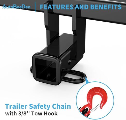 Class 3 Trailer Hitch, 2-Inch Receiver, Compatible with Mazda CX-5 Excluding Diesel 2013-2025, Bright Black Color Tow Hitch in Saudi Arabia
