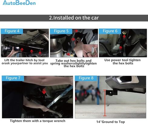 Class 3 Trailer Hitch, 2-Inch Receiver, Compatible with Honda Pilot 2016-2022, Acura MDX 2014-2020 in Saudi Arabia