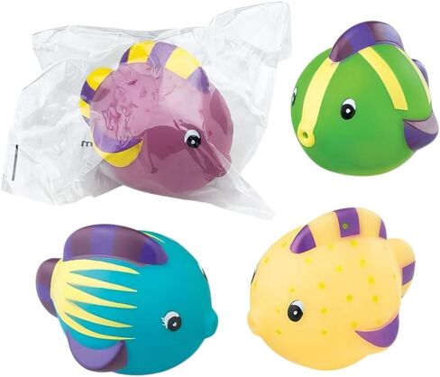 ألعاب Fun Express Fish Squirt - لوازم/ديكور مدرسة الكتاب المقدس للعطلات VBS - (مجموعة من 12) هدايا رائعة للحفلات وألعاب حمام السباحة in Saudi Arabia