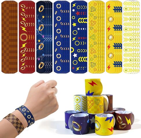 48PCS Wizard Slap Bracelets, Magic Themed Snap Wristbands for Kids Birthday Party Favors, Classroom Prizes, Goodie Bag Stuffers – Mystery Star & Spellbook Designs, Durable Slap Wristbands in Saudi Arabia